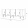 Aparador Buffet Bar Para Sala 04 Portas 220 cm Santiago B01 Off White Cinamomo - Lyam