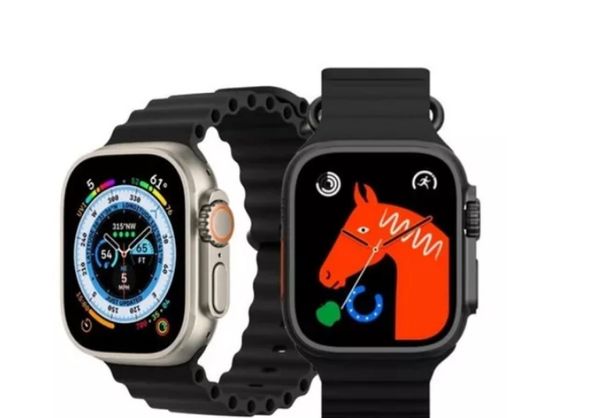 Relogio Inteligente 4 Pulseiras X8 ultra 49mm