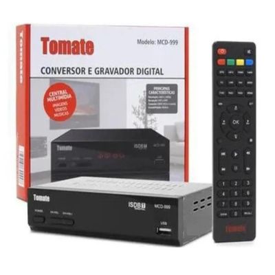 Conversor Tv Digital Hdtv Hdmi Com Função Gravador Usb Bivolt Mcd-888