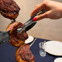 100 Pegadores Carne Servir Churrasco 16cm Inox Pequeno Buffet Eventos Restaurantes