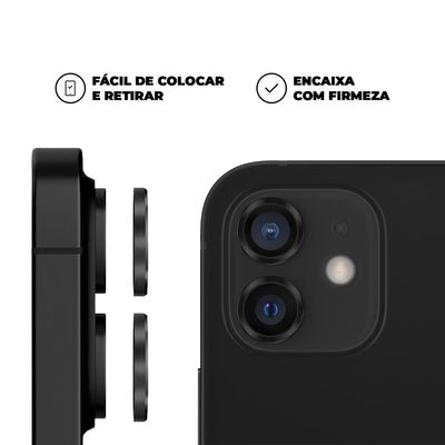 Protetor de Lente One Armor para iPhone 11 - Preto - Gshield