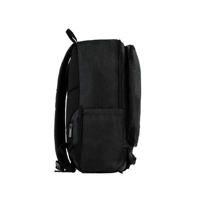 Mochila Masculina Executiva Para Notebook City Block Preta U / Preto