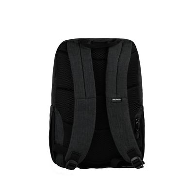 Mochila Masculina Executiva Para Notebook City Block Preta U / Preto