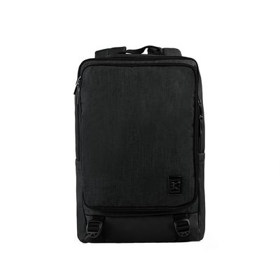 Mochila Masculina Executiva Para Notebook City Block Preta U / Preto