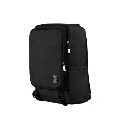 Mochila Masculina Executiva Para Notebook City Block Preta U / Preto