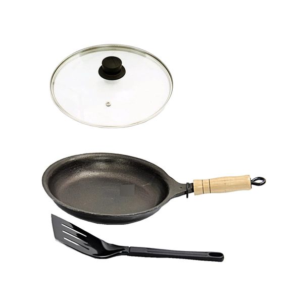 Frigideira Antiaderente Francesa de 18cm T/V Cabo e Espátula