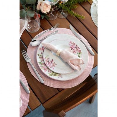 Prato Raso Tramontina Poème 28cm Em Porcelana Decorada