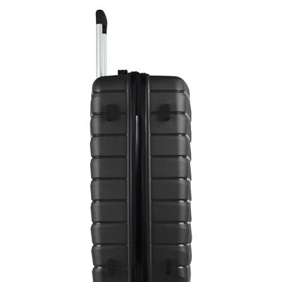 Mala de Viagem 32 kg Polipropileno 4 Rodas Route Preta G / Preto