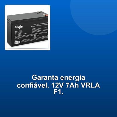 Bateria Selada De Chumbo Vrla 12v 7ah Terminal F1