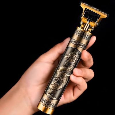 Máquina De Corte Masculina Profissional Usb Com Ajuste Zero E Motor Silencioso