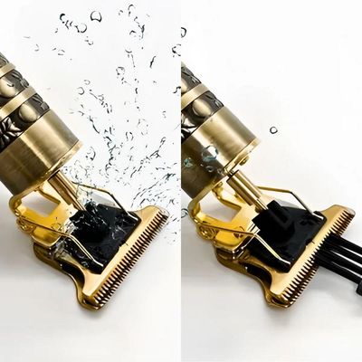Máquina De Corte Masculina Profissional Usb Com Ajuste Zero E Motor Silencioso