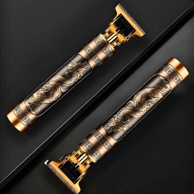 Máquina De Corte Masculina Profissional Usb Com Ajuste Zero E Motor Silencioso
