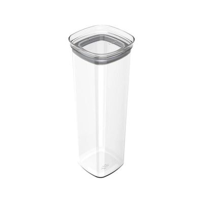 Conjunto De Potes Herméticos 2 L 4 Peças Block Modular Transparente Ou