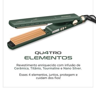 Prancha Alisadora Juliette Mondial P-JU-02 Verde Bivolt