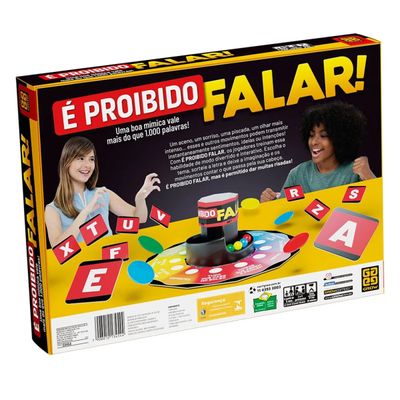 Jogo De Tabuleiro Grow É Proibido Falar - 3454