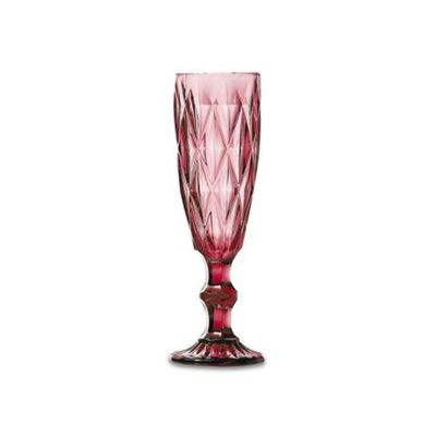 Jogo de Taças Champagne Diamante Lilás 140ML Class Home