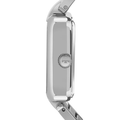 Relógio Technos Feminino Ref: 2015ces/1k Bracelete Retangular Prateado