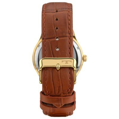 Relógio Technos Masculino Ref: 8n24aq/0x Automático Esqueleto Dourado