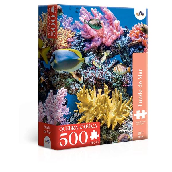 Quebra Cabeça Fundo Do Mar 500 Peças 8085 - Toyster