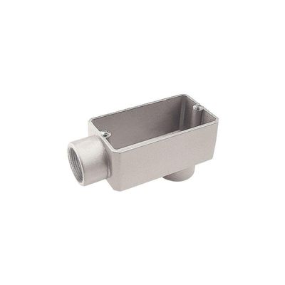 Condulete fixo 1.1/4" tipo "LB" - com tampa / rosca BSP / sem pintura