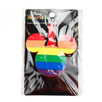 Etiqueta Identificação Bagagem Mala Mickey Arco-íris Disney