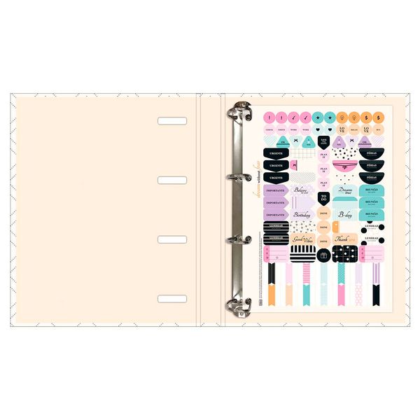 Caderno Argolado Com Elástico 48F West Village 396729- Tilibra