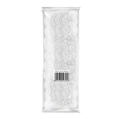 Bordado Inglês de Poliéster Nybc CTL102 2cm com 13,70m Branco