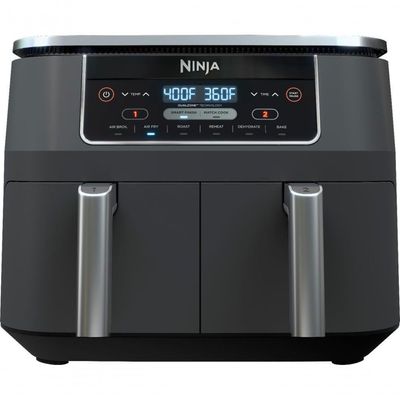 Air Fryer 7.5L Dual Zone Modelo Dz201 Cinza 110v 110V