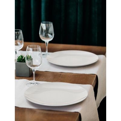 Prato Raso Bárbara em Porcelana Branca 28 cm Tramontina