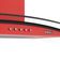 Coifa Nardelli De Parede Clean Vidro Curvo Vermelha 60cm Vermelho 220V