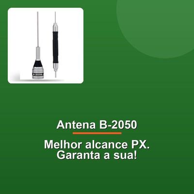 Antena Móvel Aquário B-2050 Bobina Central