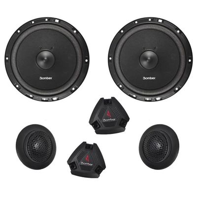 Alto Falante Bomber Kit Two Way Tkl 6 60w Rms