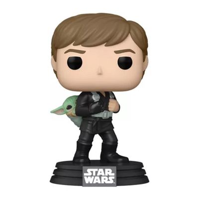 Funko Pop Star Wars 583 Luke Skywalker e Grogu Baby Yoda