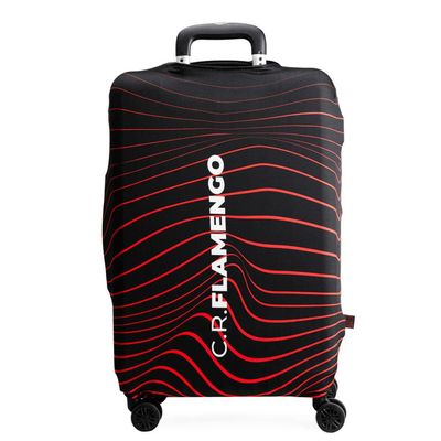 Capa de Mala Média Flamengo CRF Oficial Preta M / Preto