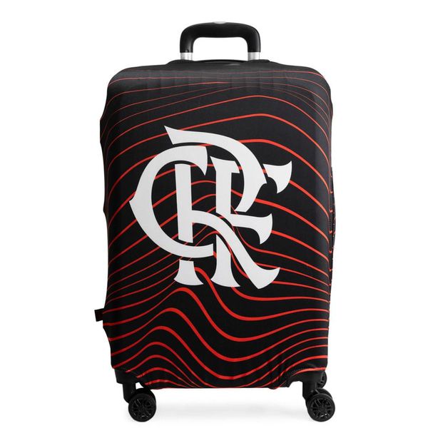 Capa de Mala Média Flamengo CRF Oficial Preta M / Preto