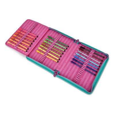 Estojo Box 96 Pens Rebecca Bonbon Love Colors Original Clio Preto