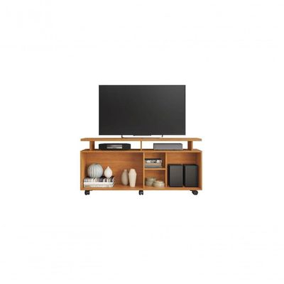 Rack Para Tv Até 58 Polegadas Humor Jcm Móveis Cinamomo/off White