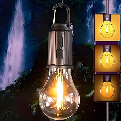 Luminária Led Para Acampamento Recarregável Portátil
