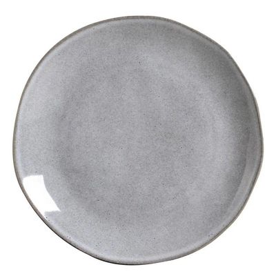 Conjunto De Pratos Rasos 06 Peças Orgânico Concreto Porto Brasil