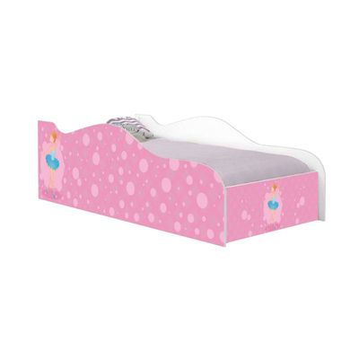 Cama Solteiro Infantil 197x91,5cm para Quarto Personagens Bailarina K02 - D'Rossi
