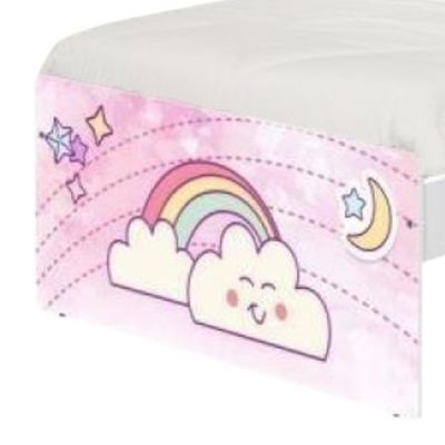 Cama Solteiro Infantil 195x96cm para Quarto Personagens Unicórnio K02 - D'Rossi