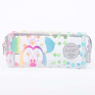 Estojo Escolar Feminino Minnie Rainbow Colorido U / Colorido
