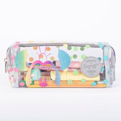 Estojo Escolar Feminino Minnie Rainbow Colorido U / Colorido