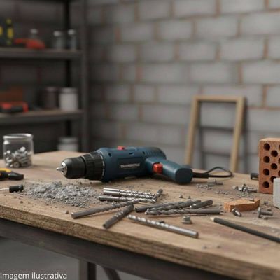 Jogo 8 Peças Brocas de Furadeira para Concreto Tramontina Master Manutenção Construção