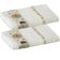 Kit ( 2 ) Toalha de Banho KazzaVip Infantil 100% Algodão Jacquard Barra para Bordar Funny Branco Off-White