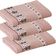 Kit ( 3 ) Toalha de Banho KazzaVip Infantil 100% Algodão Jacquard Barra para Bordar Funny Rosa