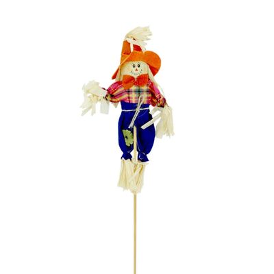 Espantalho Decorativo no Palito Le Tamanho Grande 72cm - Item Sortido