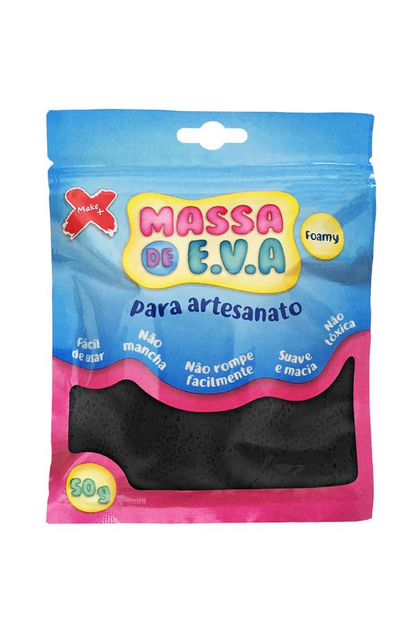 Massa de Eva para Modelar Make + 50g Preta