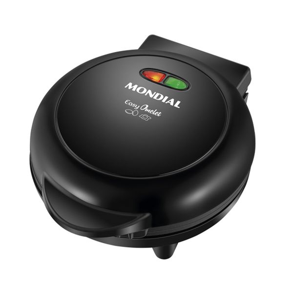 Omeleteira Elétrica Mondial Easy Omelet OM-02 Preta 2 Unidades - 127V