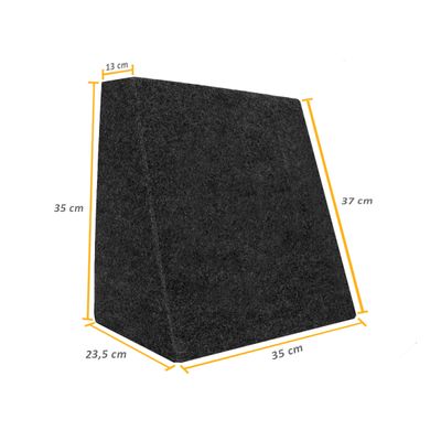 Caixa de Som Selada Alto Falante 12 Polegadas Universal Pick Up Preto 30 Litros